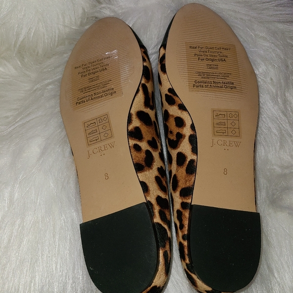 J Crew Calfhair Captoe Ballet Flats | Size 8 - Picture 7 of 7